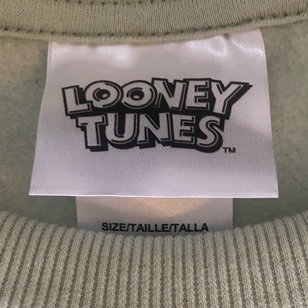 Looney Tunes Women's Graphic Sweatshirt - Light Green - Picture 2 of 6